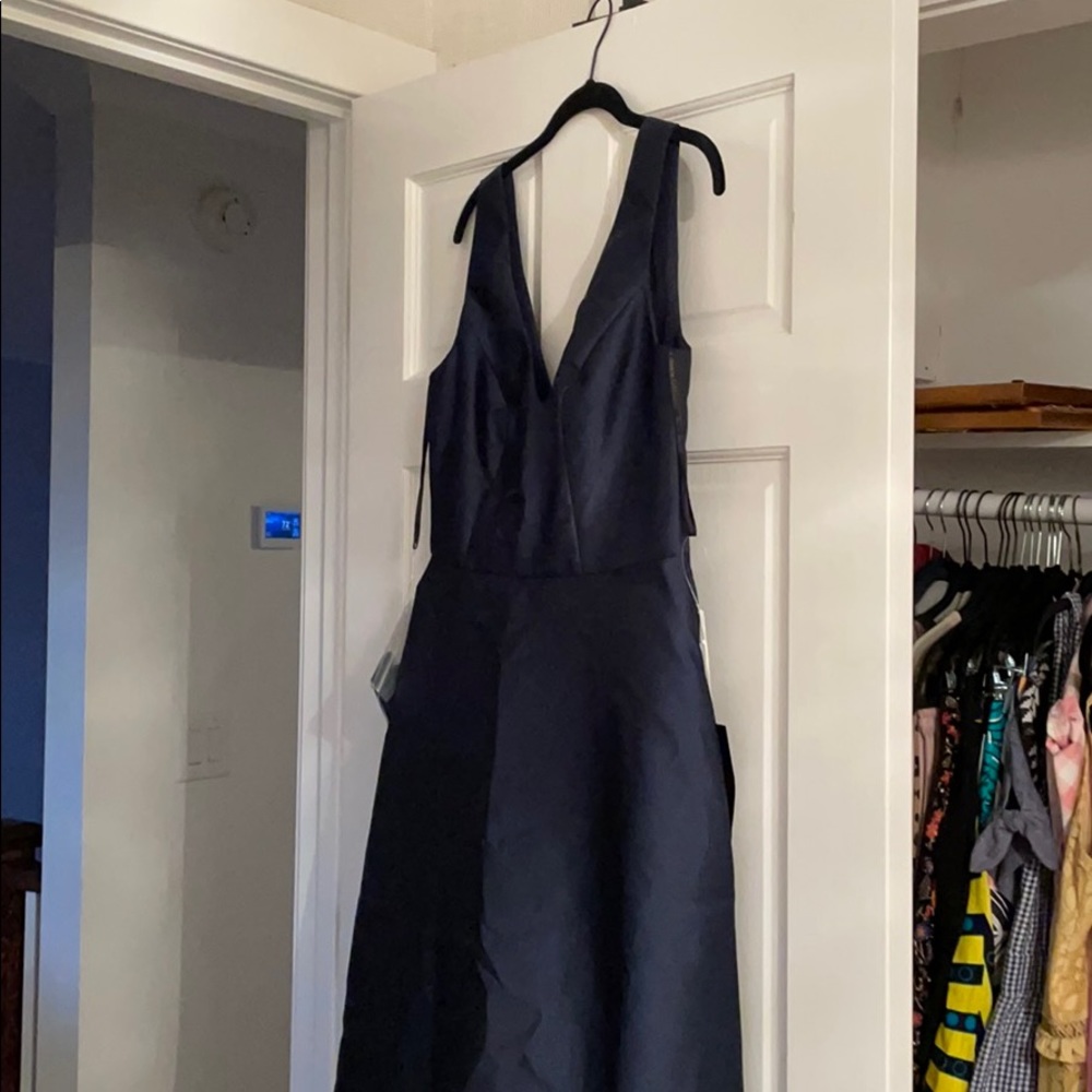 Midnight Blue Alfred Sung Gown